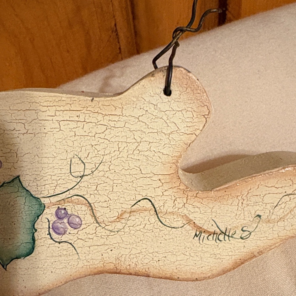 Handcrafted Cream Bunny Wall Decor - Picture 3 of 3